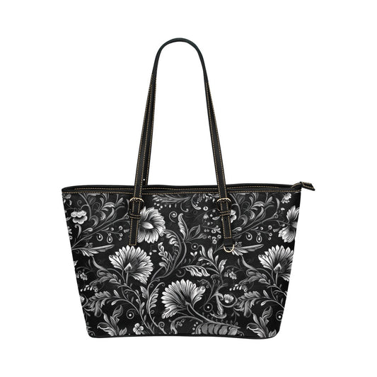 Dark Florals Shoulder Bag